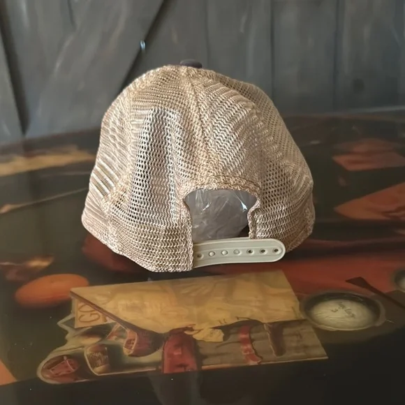 Purple and White Trucker Hat - Picture 4 of 6